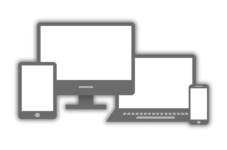 Site web d’hôtel responsive, compatible avec ordinateurs, tablettes et smartphones.