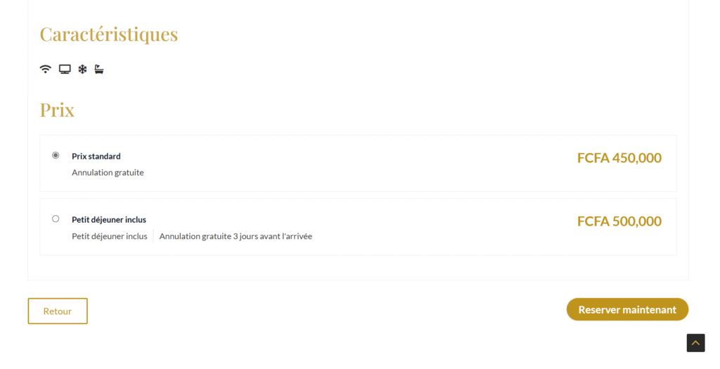 Système de réservation en ligne simple et fluide intégré au site web de votre hôtel.