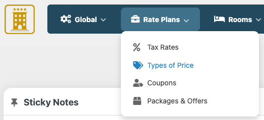 Interface montrant les différents types
de prix disponibles dans Vik Booking,
comme les tarifs standards,
saisonniers ou personnalisés, avec
leurs paramètres détaillés.