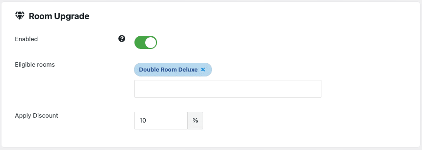 Illustration du processus de surclassement d’une
chambre. L’image montre les options disponibles
pour changer de catégorie,
comparer les prix et
confirmer la mise à jour de la réservation.